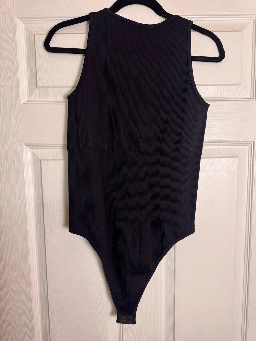 Black Ribbed Tank Kids Bodysuit - Sleek Sleeveless One-Piece